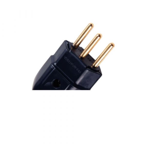Plugue Macho Preto 2P+T 250 V 10 A Tramontina