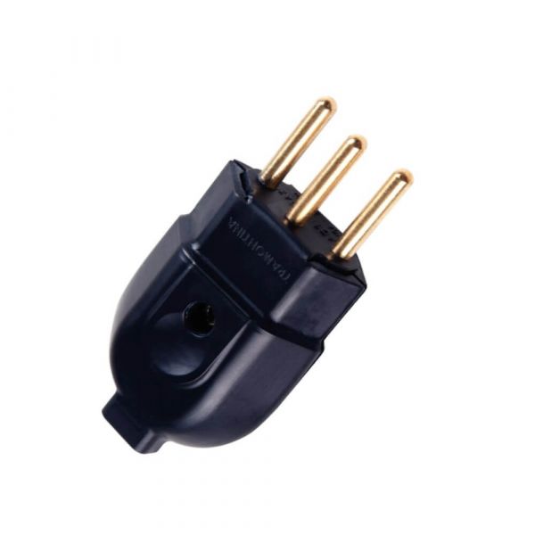 Plugue Preto Macho 2P+T 10 A 250 V Tramontina
