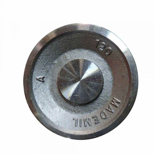 Polia Alumínio 130mm 1 Canal Perfil A Mademil