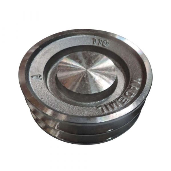 Polia De Alumínio 110mm 2 Canais Perfil A Mademil
