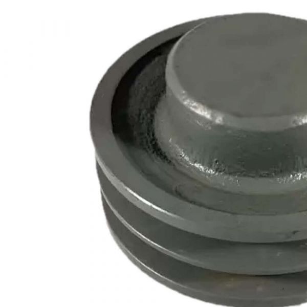 Polia De Ferro Fundido 2 Canais 80mm B Mademil