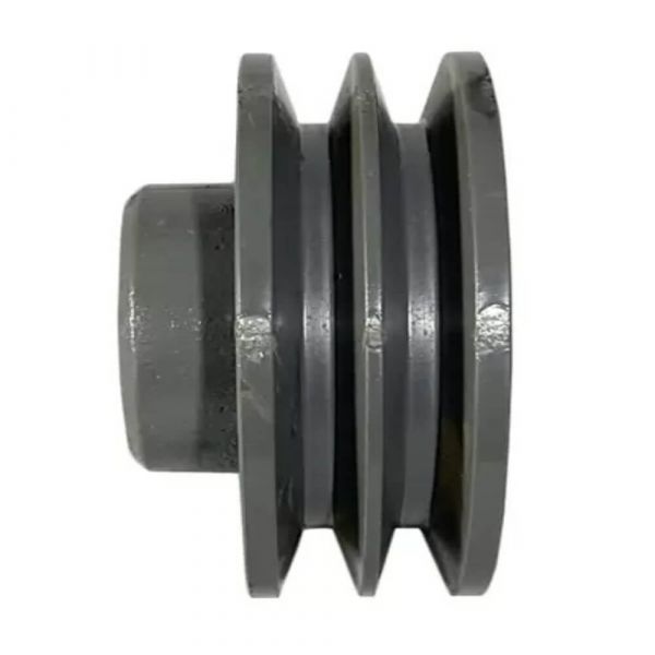 Polia De Ferro Fundido 2 Canais 80mm B Mademil