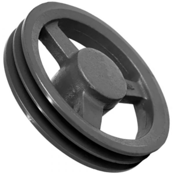 Polia Ferro Fundido 160mm Com Dois Canais Mademil