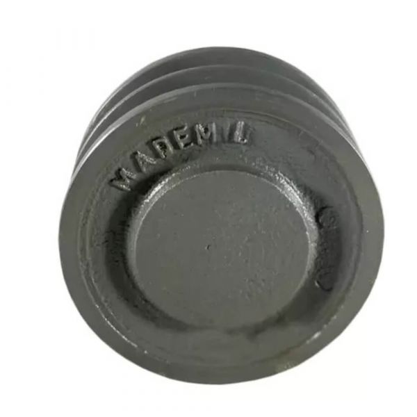Polia Ferro Fundido 60mm 2 Canais Perfil A Mademil