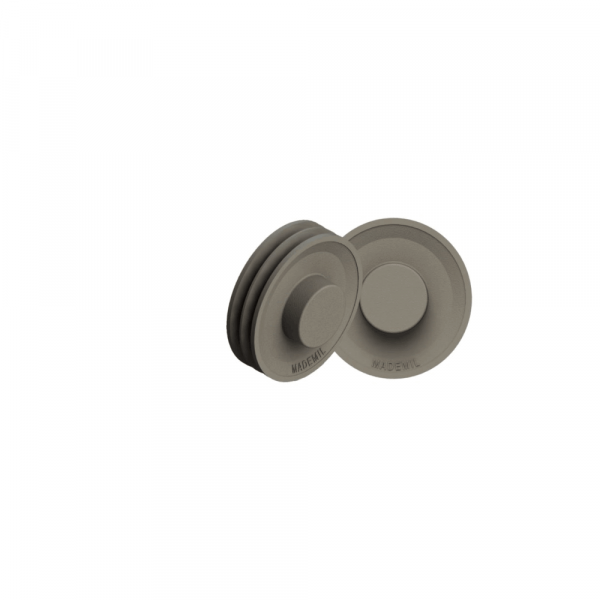 Polia Ferro Fundido Com 2 Canais 220mm Mademil