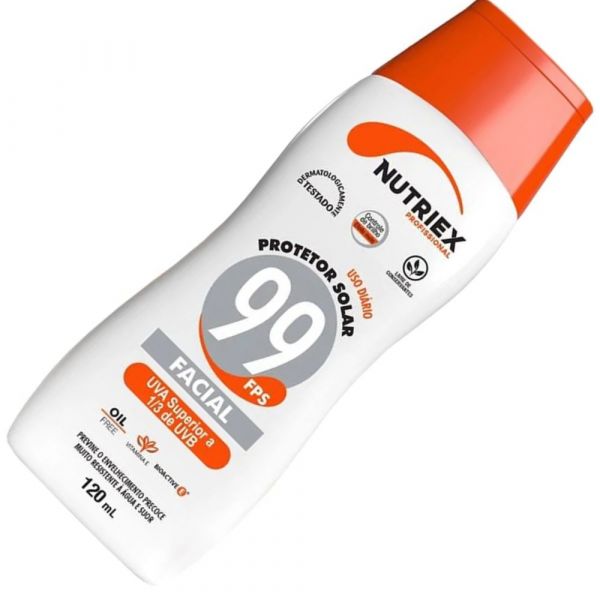 Protetor Solar Facial FPS 99 UVA 120ml Nutriex