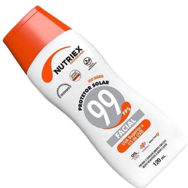 Protetor Solar Facial FPS 99 UVA 120ml Nutriex