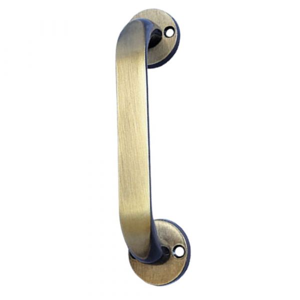 Puxador Classic 10cm Zamac Latonado Oxidado União Mundial