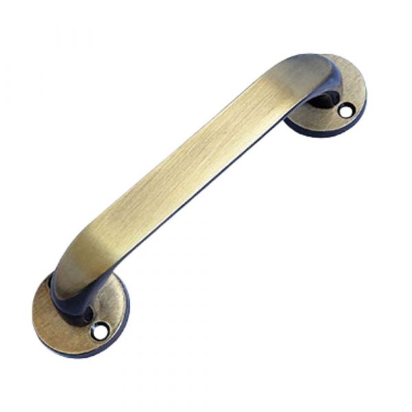 Puxador Classic 10cm Zamac Latonado Oxidado União Mundial