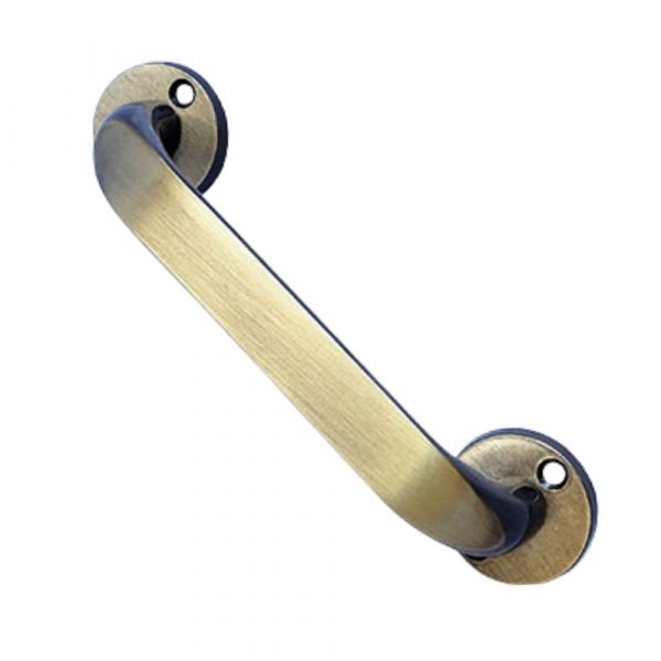 Puxador Classic 10cm Zamac Latonado Oxidado União Mundial