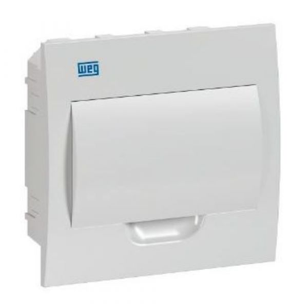 Quadro de Distribuição Para 8 Polos DIN Embutir Branco Weg