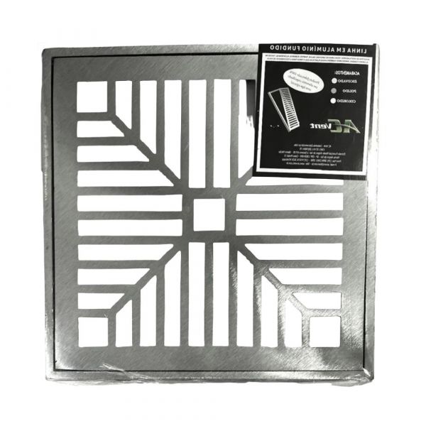 Ralo Com Caixilho Escovado 30x30cm AC-Vent