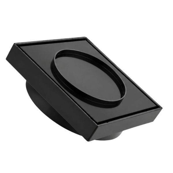 Ralo Oculto 15x15cm Black Metais Premium
