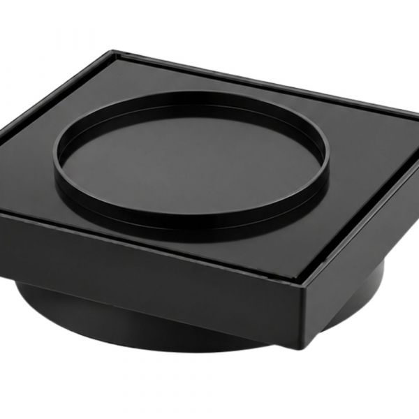 Ralo Oculto 15x15cm Black Metais Premium