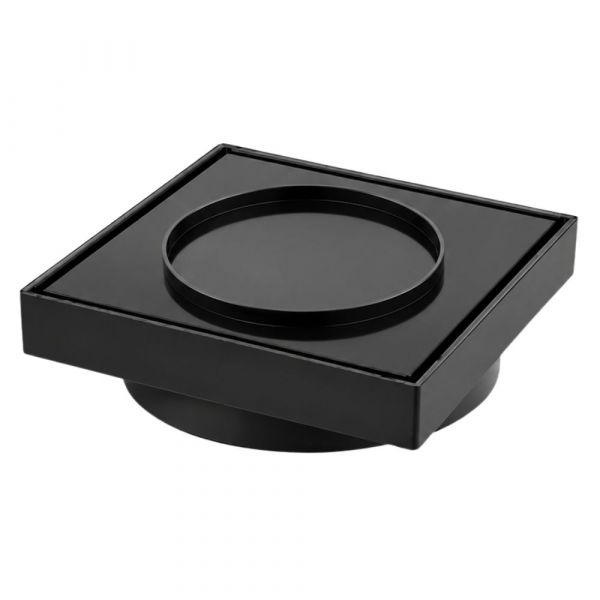 Ralo Oculto 15x15cm Black Metais Premium