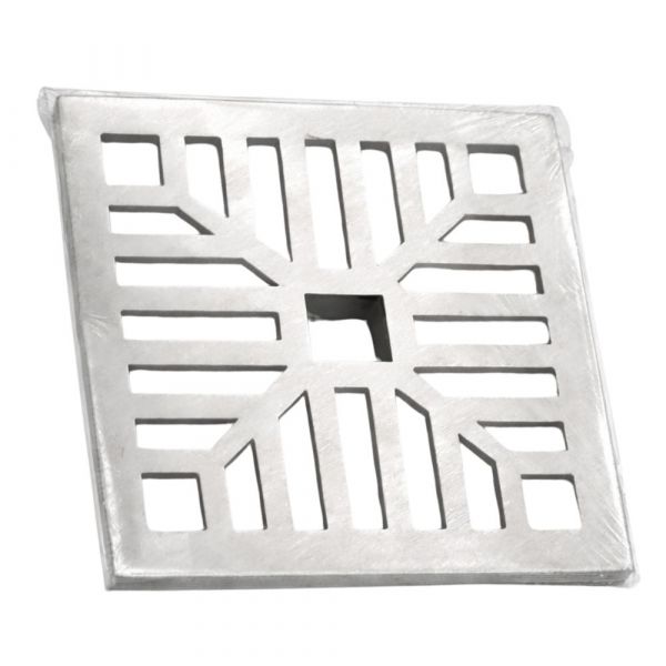 Ralo Sem Caixilho Escovado 15x15cm AC-Vent