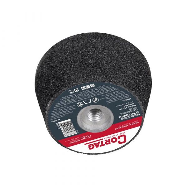 Rebolo Copo Cônico G120 100mm Rosca M14 Cortag