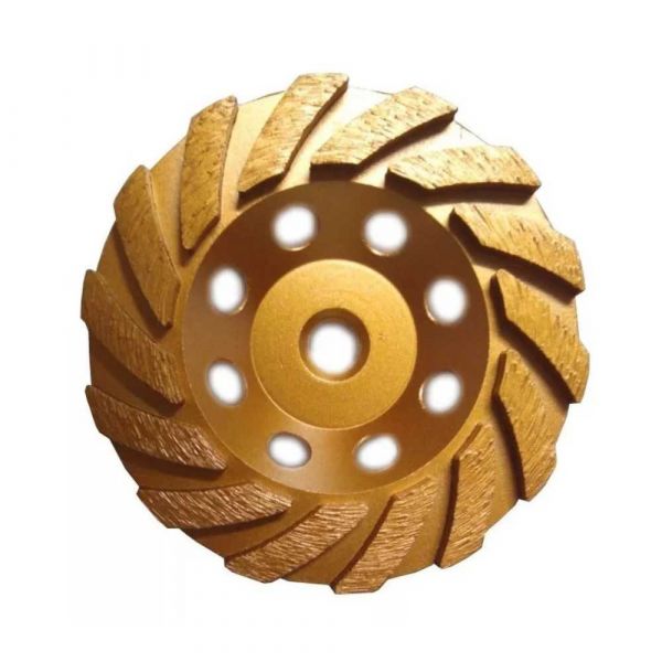 Rebolo Diamantado Turbo Segmentado 115mm com Rosca M14 Mtx