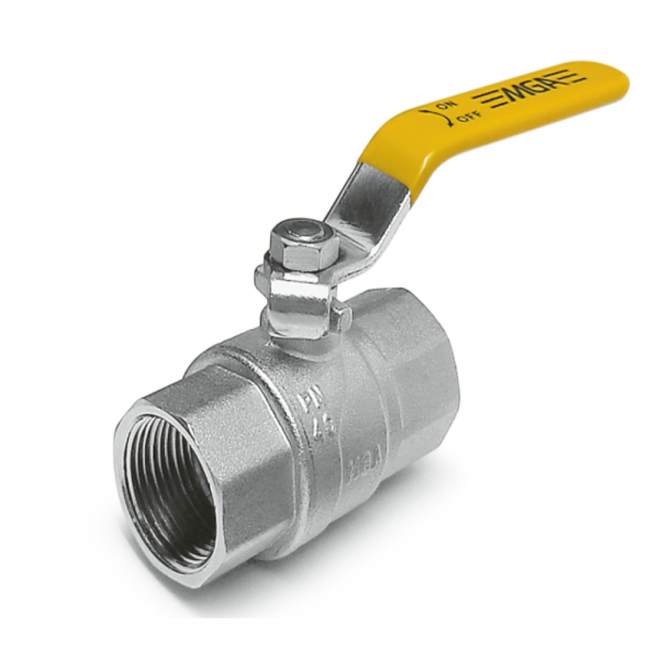 Registro de Esfera para Gás PN 40 3/4” NPT Reta F/F com Alavanca MGA