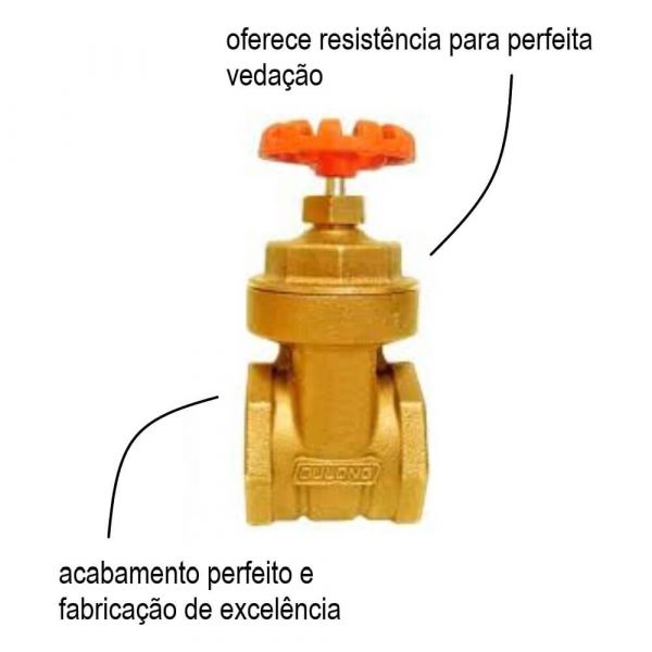 Registro De Gaveta Industrial 1.1/4 Dn32 Dulong