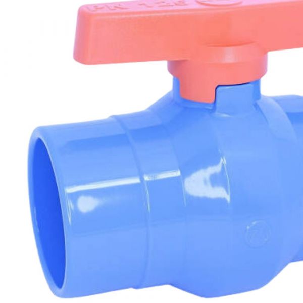 Registro Esfera Para Irrigação Azul 50mm Amanco