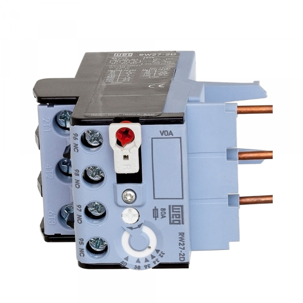 Relé de Sobrecarga 5,6 8A RW27-2D3-U008 AZ para CWB9-38 Weg