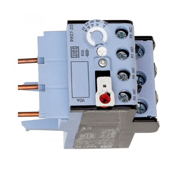 Relé de Sobrecarga 5,6 8A RW27-2D3-U008 AZ para CWB9-38 Weg