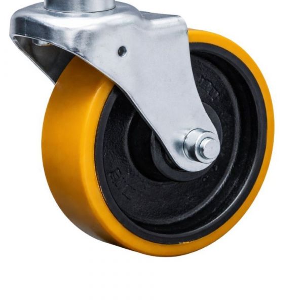 Rodízio 414 Rosca Fixa Roda de Ferro com PU 300Kg Colson