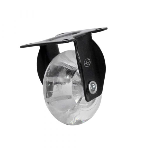 Rodízio Black Gel 1.3/8 Pol. Placa Fixa 30Kg Colson