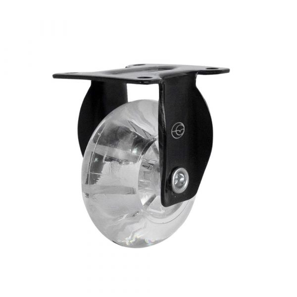 Rodízio Black Gel 1.3/8 Pol. Placa Fixa 30Kg Colson