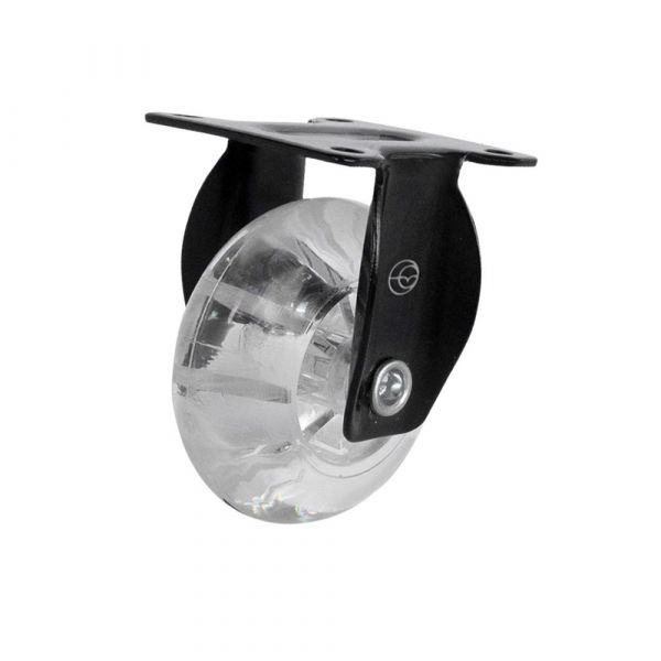 Rodízio Black Gel 1.3/8 Pol. Placa Fixa 30Kg Colson