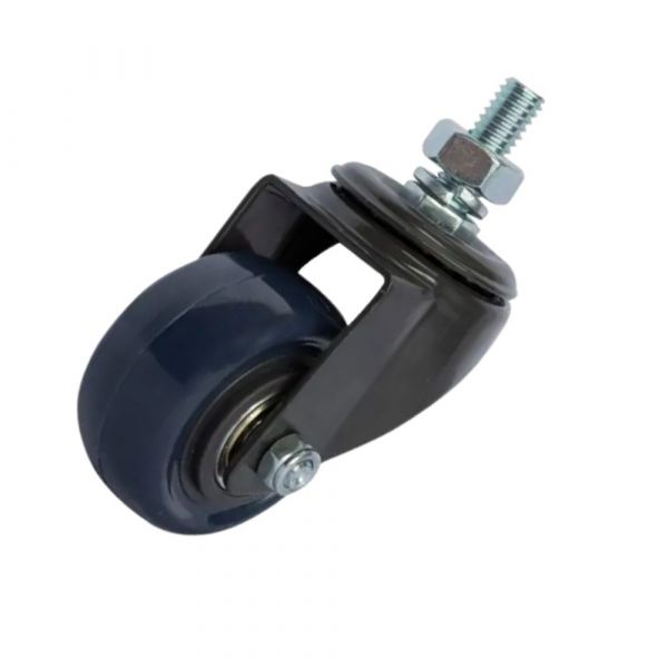 Rodízio Carbon Blue 210 Espiga Rosca Giratória 50Kg Colson