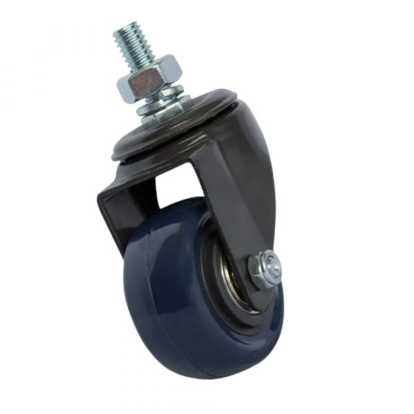 Rodízio Carbon Blue 210 Espiga Rosca Giratória 50Kg Colson