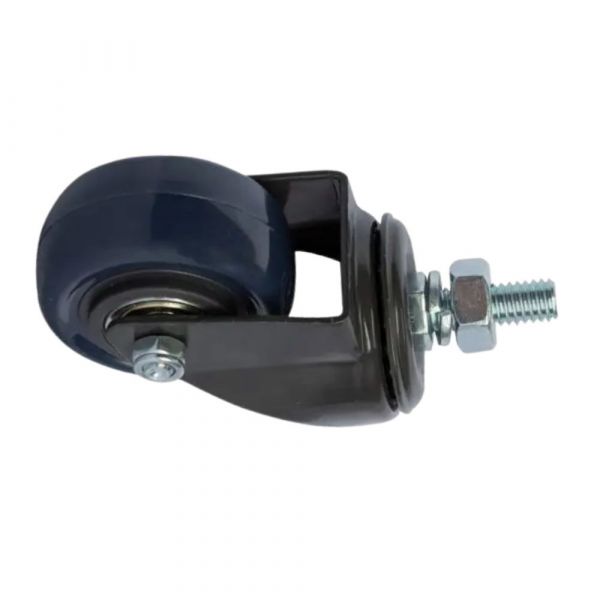 Rodízio Carbon Blue 210 Espiga Rosca Giratória 50Kg Colson