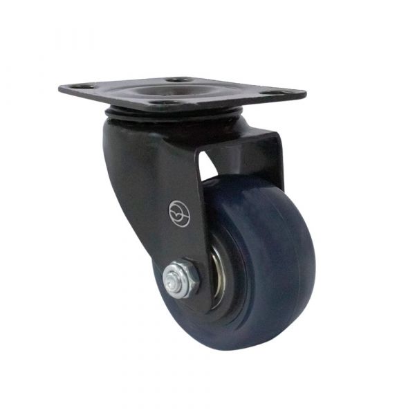 Rodízio Carbon Blue Placa Giratória 1.5/8 Pol. 30Kg Colson