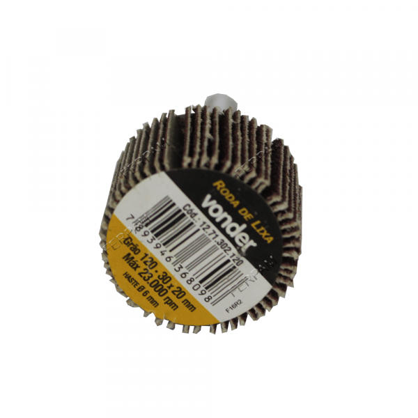 Roda De Lixa  30 X 20mm com Haste G.220- Vonder