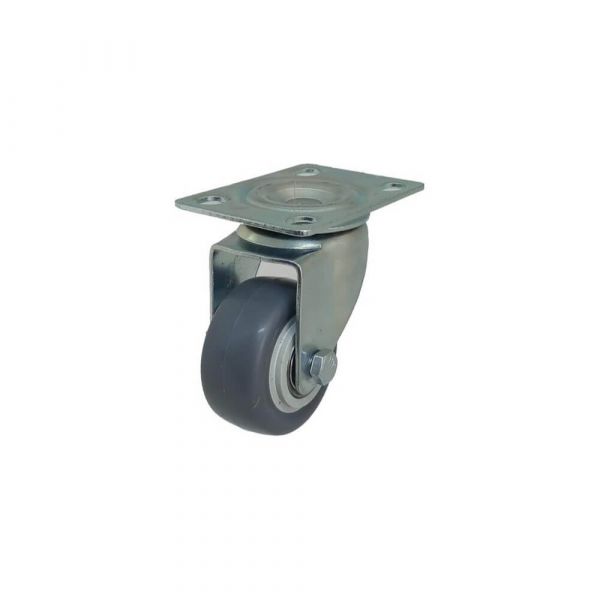 Rodizio De 50mm Sem Freio Cinza Soprano