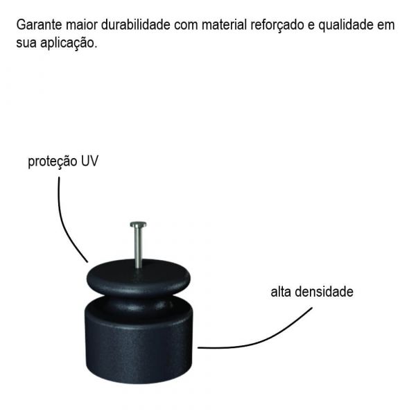 Roldana Com Prego P 24x24mm Valeplast