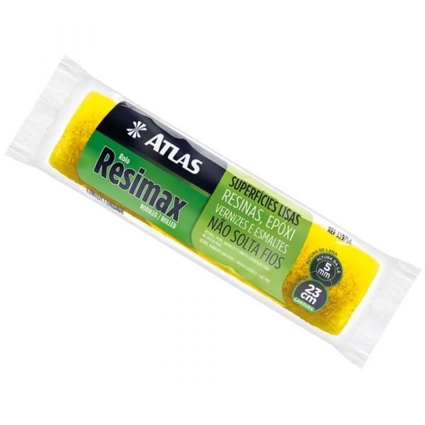 Rolo de Lã Resimax para Pintura 23cm Atlas