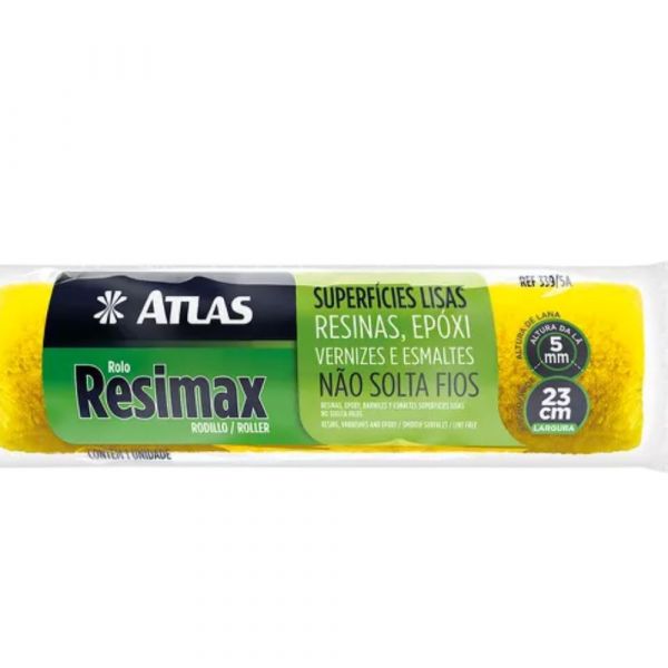 Rolo de Lã Resimax para Pintura 23cm Atlas