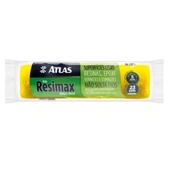 Rolo de Lã Resimax para Pintura 23cm Atlas