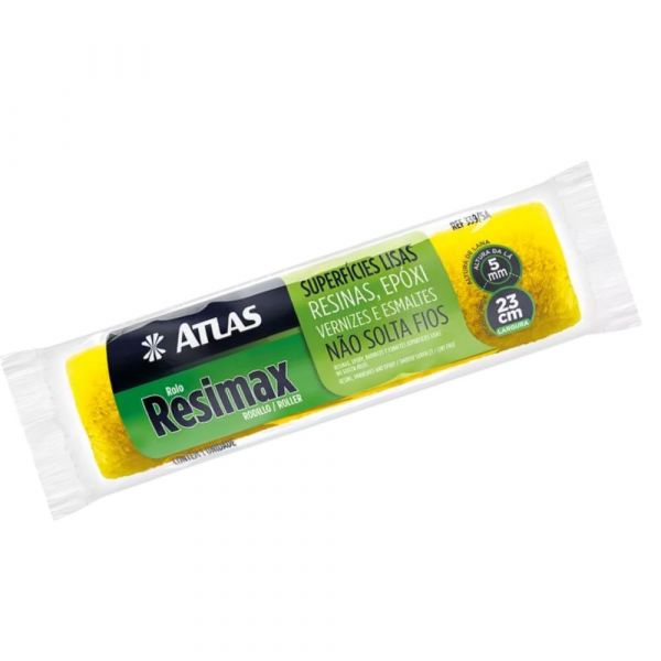Rolo de Lã Resimax para Pintura 23cm Atlas