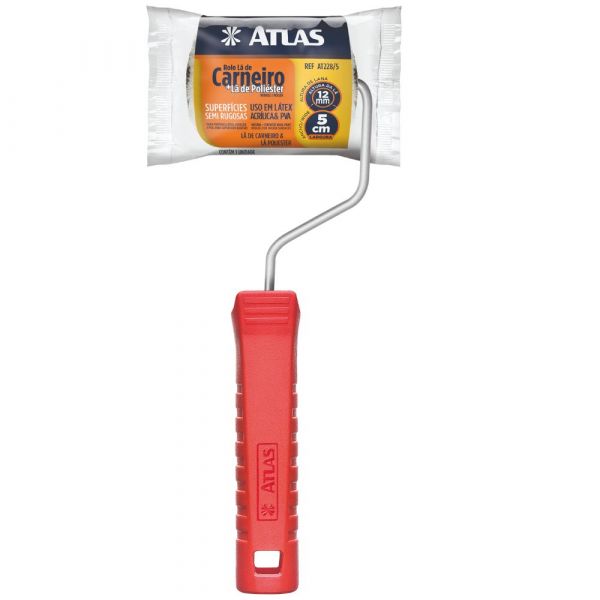 Rolo de Lã Sintética Mista 5cm Atlas
