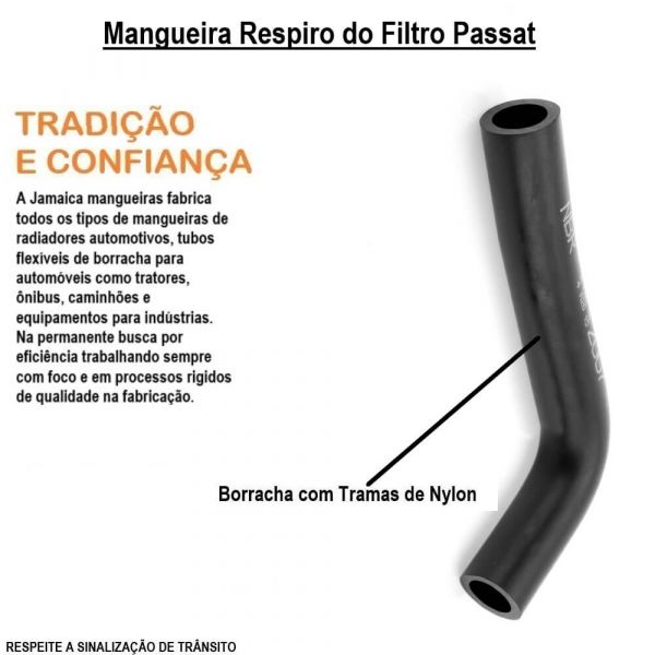 Mangueira Respiro do Filtro Passat