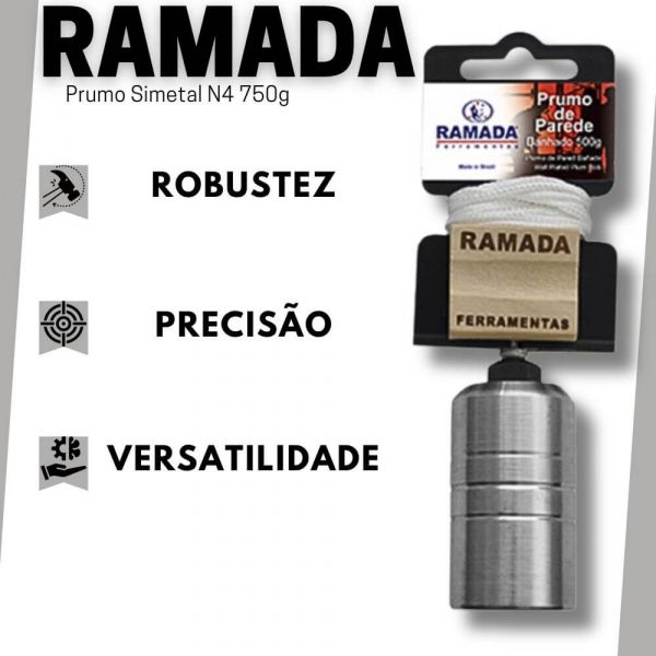Prumo Simetal N4 750g Ramada