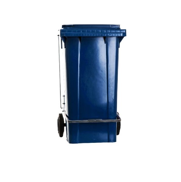 Lixeira 240 Litros Azul com Pedal Lar Plásticos