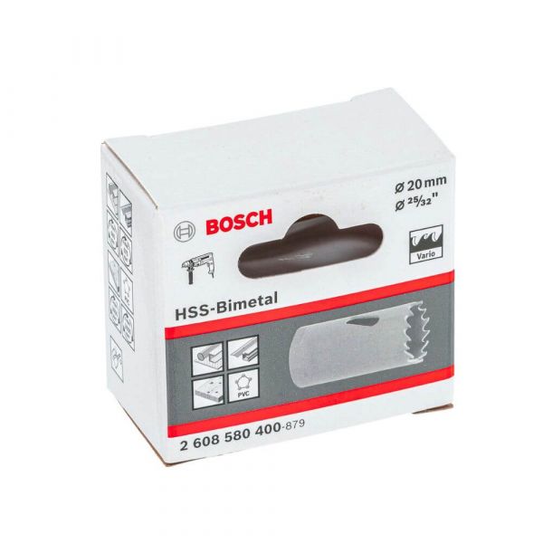 Serra Copo Bimetálica Eco 20mm, 25/32 Pol. Bosch