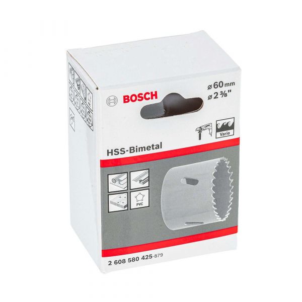Serra Copo Bimetálica Eco 60 mm 2 3/8 Pol. Bosch