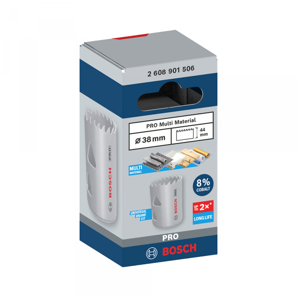 Serra Copo Cobalto 1.1/2 Pol. x 38mm PRO Multi Bosch