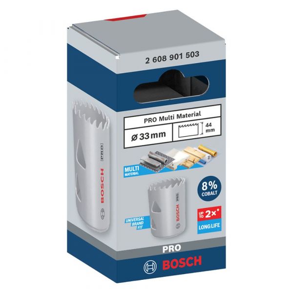 Serra Copo PRO Multi Cobalto 33mm Bosch